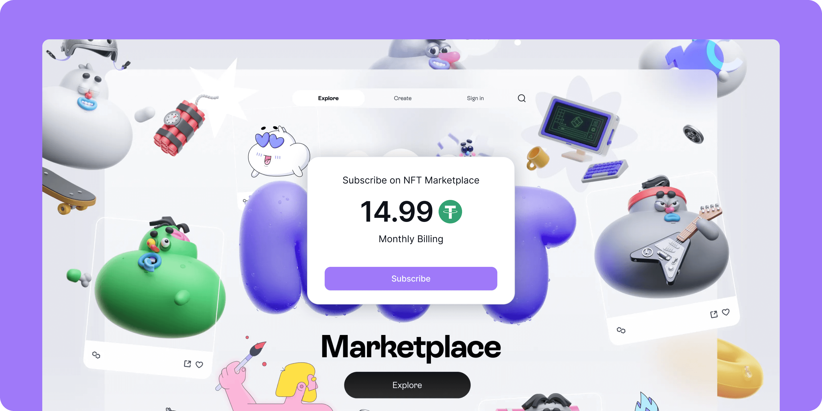 Metapayer plaftorm : NFT Marketplace